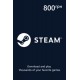 Steam Wallet Gift Card 800 UAH UKRAINE